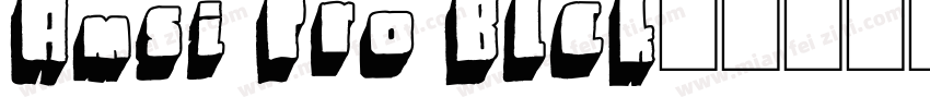 Amsi Pro Blck字体转换